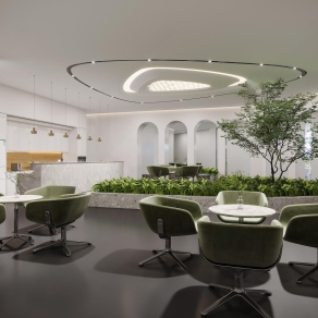 现代茶水间3D模型下载